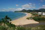 Vista da maravilhosa praia do estaleiro em Balneário Camboriú.