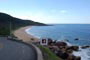 Vista da praia de taquarinhas, pela interpraias em Balneário Camboriú.