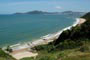 Vista do morro do careca para a praia do buraco em Balneário Camboriú.