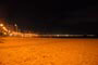 Vista da barra sul a noite para toda a orla de Balneário Camboriú.