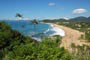 Vista da linda praia do estaleirinho em Balneário Camboriú.