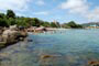 águas claras da Praia da Lagoinha em Bombinhas.