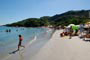 muita gente na praia da daniela em florianopolis