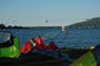 Lagoa da conceição em floripa, kite surf