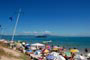 Vista da praia de canasvieiras sc