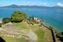 Vista aérea da Fortaleza de são josé da ponta grossa