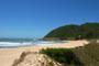 Imagem linda da praia da silveira em garopaba, vista maravilhosa