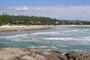 Vista panorâmica da linda praia da barra