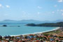 Vista da praia de palmas