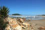 Vista panorâmica da praia do luz