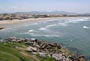 Vista da praia de itapirubá em imbituba