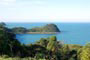 Vista da praia do cabeço em itapema.