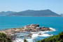 vista da praia da pinheira de cima sc