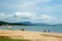 praia de fora, pessoas tomando sol