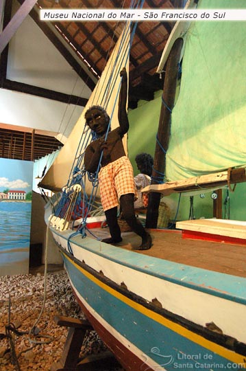 museu nacional do mar, réplica dos pescadores da época