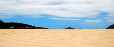 Dunas do Ingleses em Florianópolis, Santa Catarina, Brasil