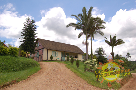 Casa Antiga no passeio a Rota do Enxaimel em Pomerode SC