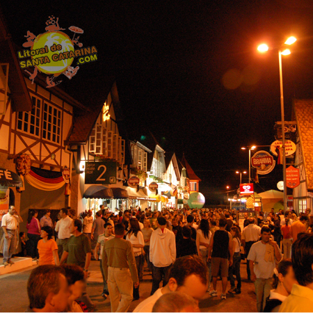 Pavilhão da Oktoberfest em Santa Catarina